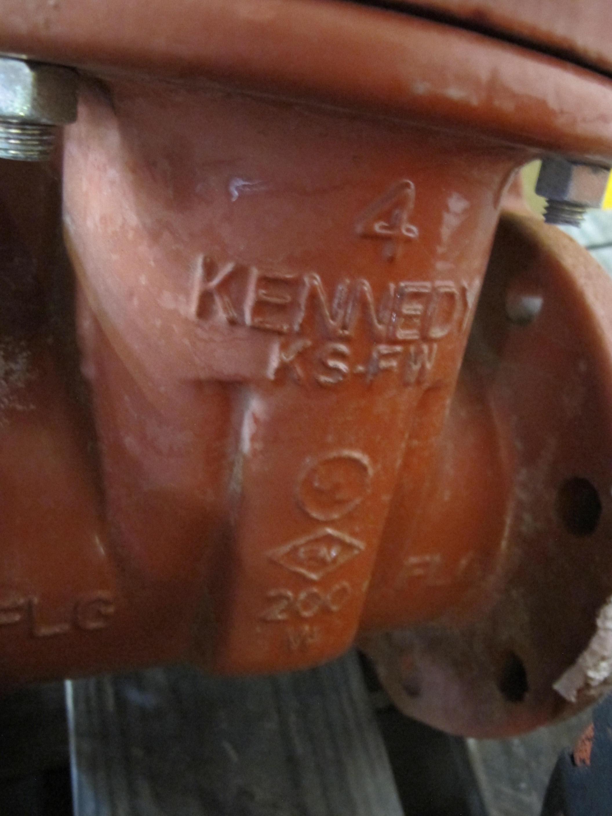 LOT TO INCLUDE MUELLER AND KENNEDY: FIRE MAIN GATE VALVES, (1) 10", (2) 8", (1) 6", (1) 4". LOADING & HANDLING FEE $15-4573